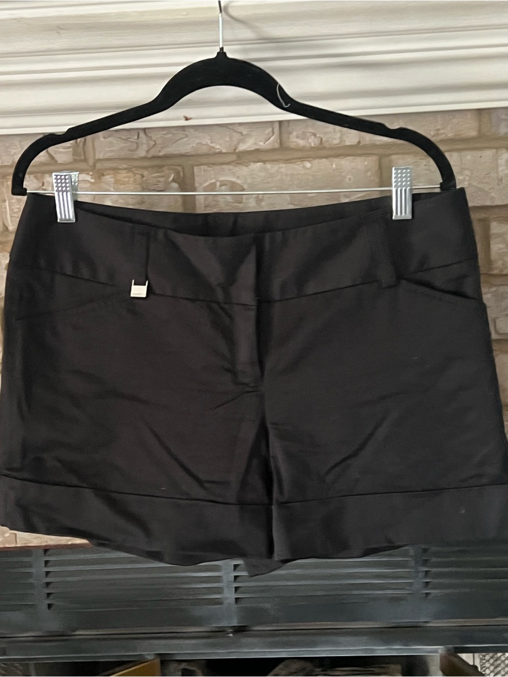 Express Black Tailored Bermuda Shorts